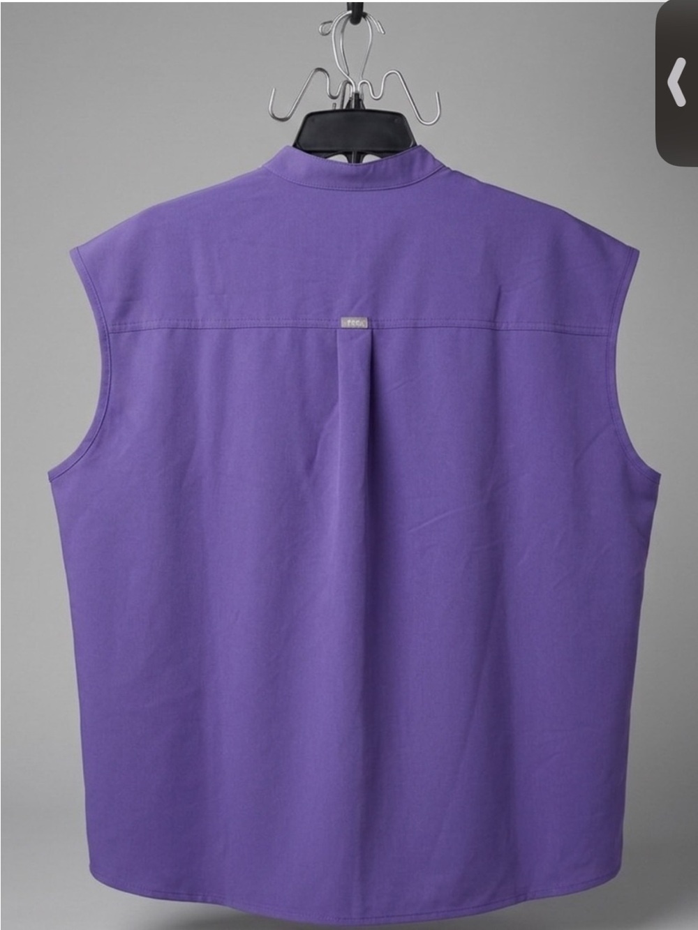 FIGS Rafaela Oversize Technical Scrub Top Purple 4X